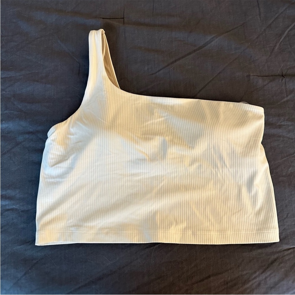 LULULEMON NWOT Crop Tank One Shoulder Size XL